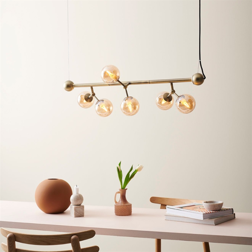 Halo Design | Nordlys Langbordspendel | Amber