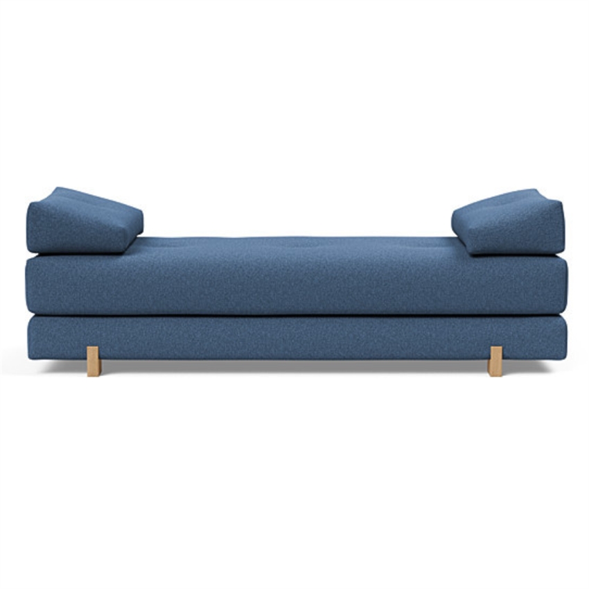 Sigmund Sovesofa i Bouclé Blue - Elegant & Funktionel