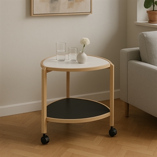 Thomsen Furniture - Visit rullebord | Bøg/ melamin
