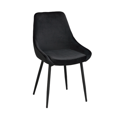 Velour Spisebordsstol