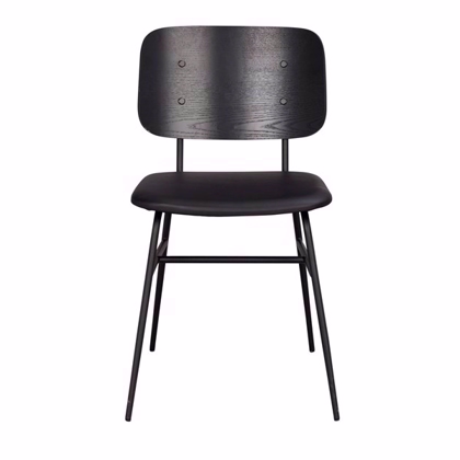 Sort Spisebordsstol - Design fra Rowico - Fri fragt